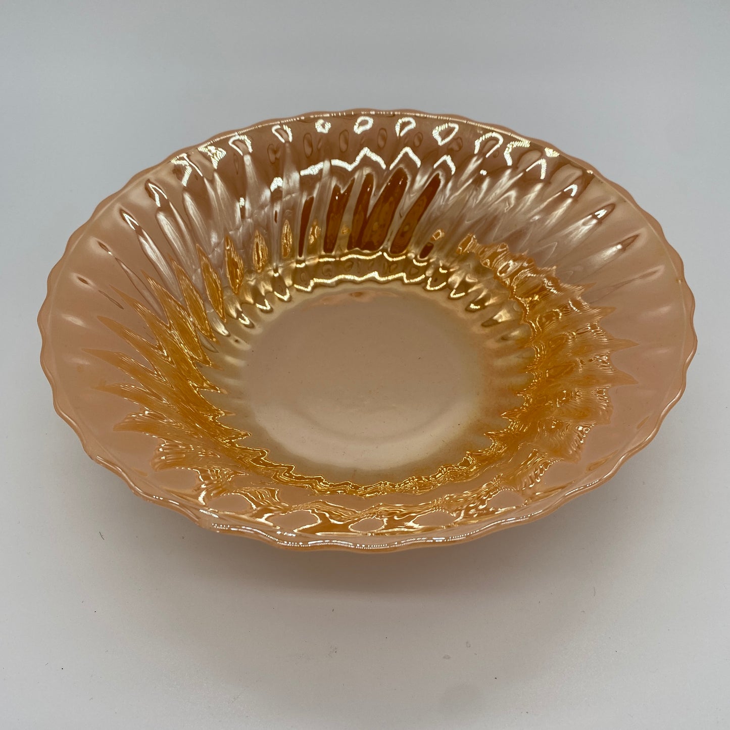 Fire King Peach Luster Bowl