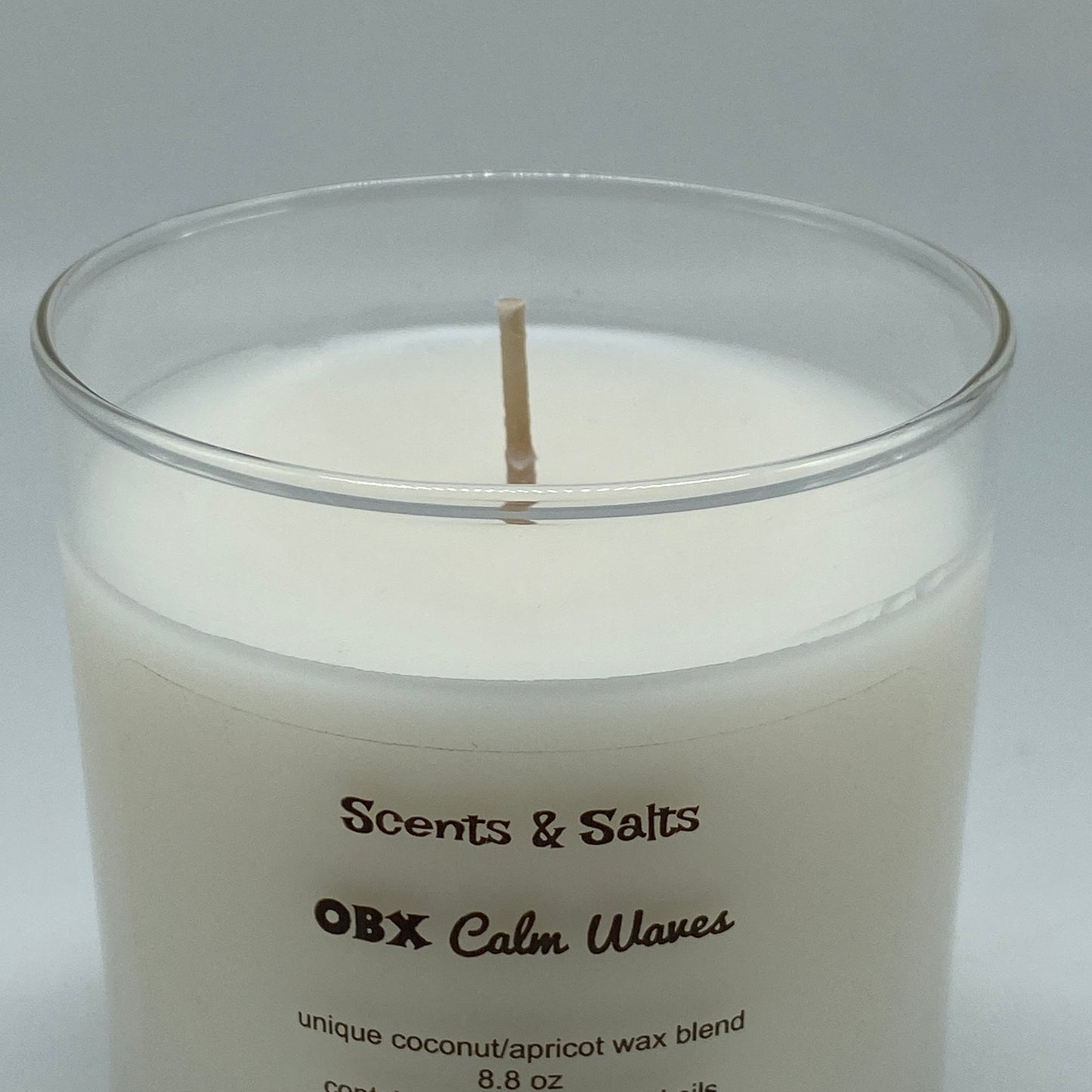 Scents and Salts Hand Poured Candle - OBX Calm Waves