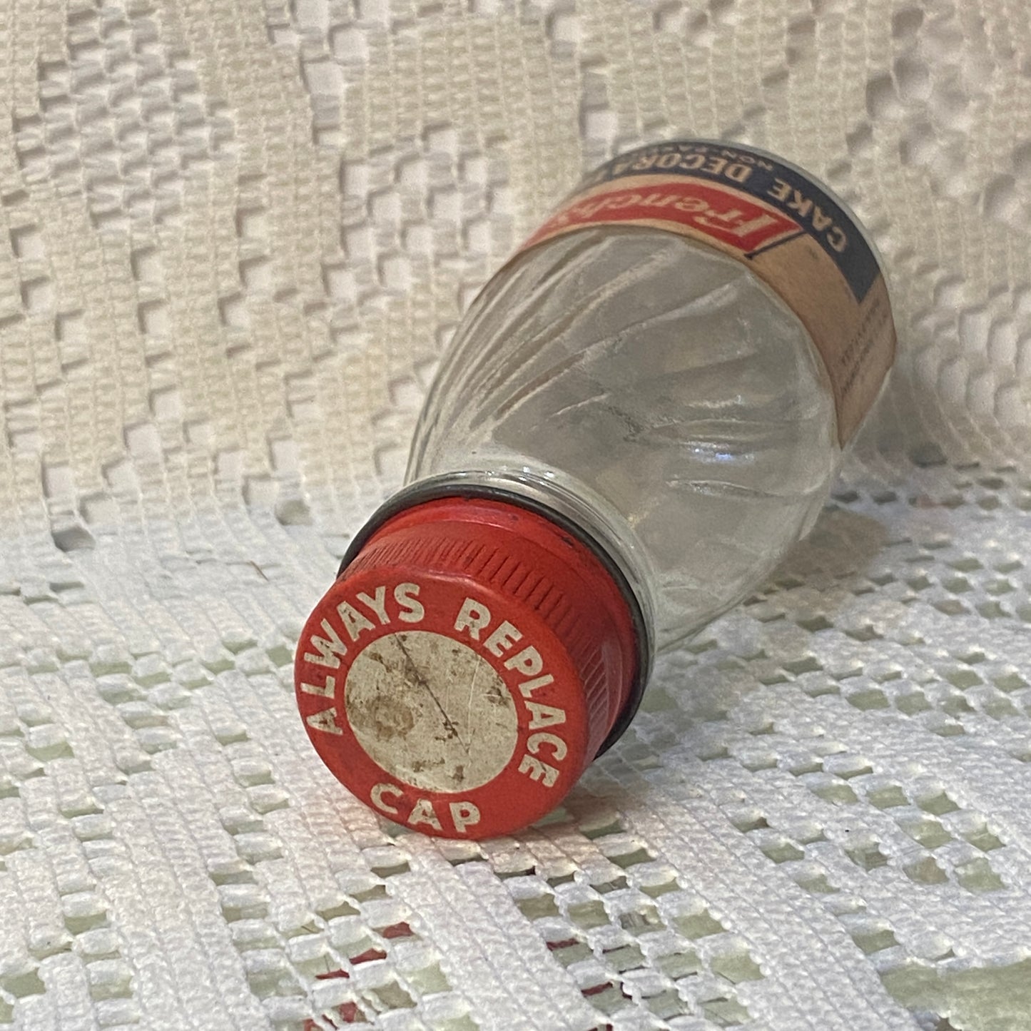 Vintage French’s Cake Decoration Bottle