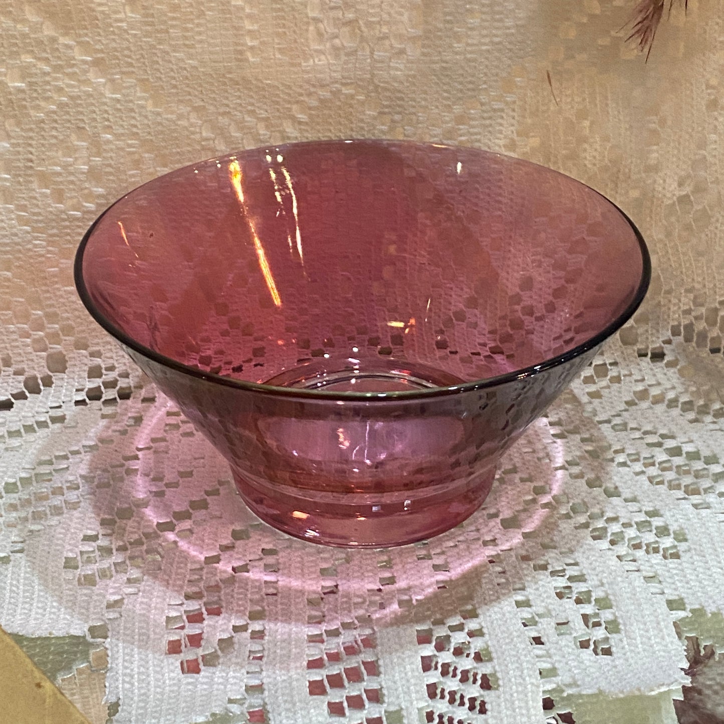 Glass Candy Dish with Lid