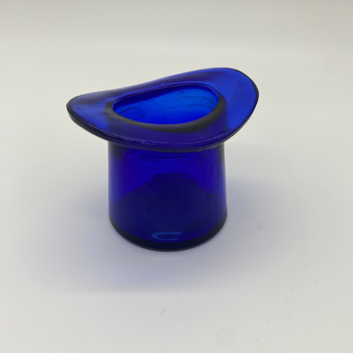 Cobalt Glass Top Hat