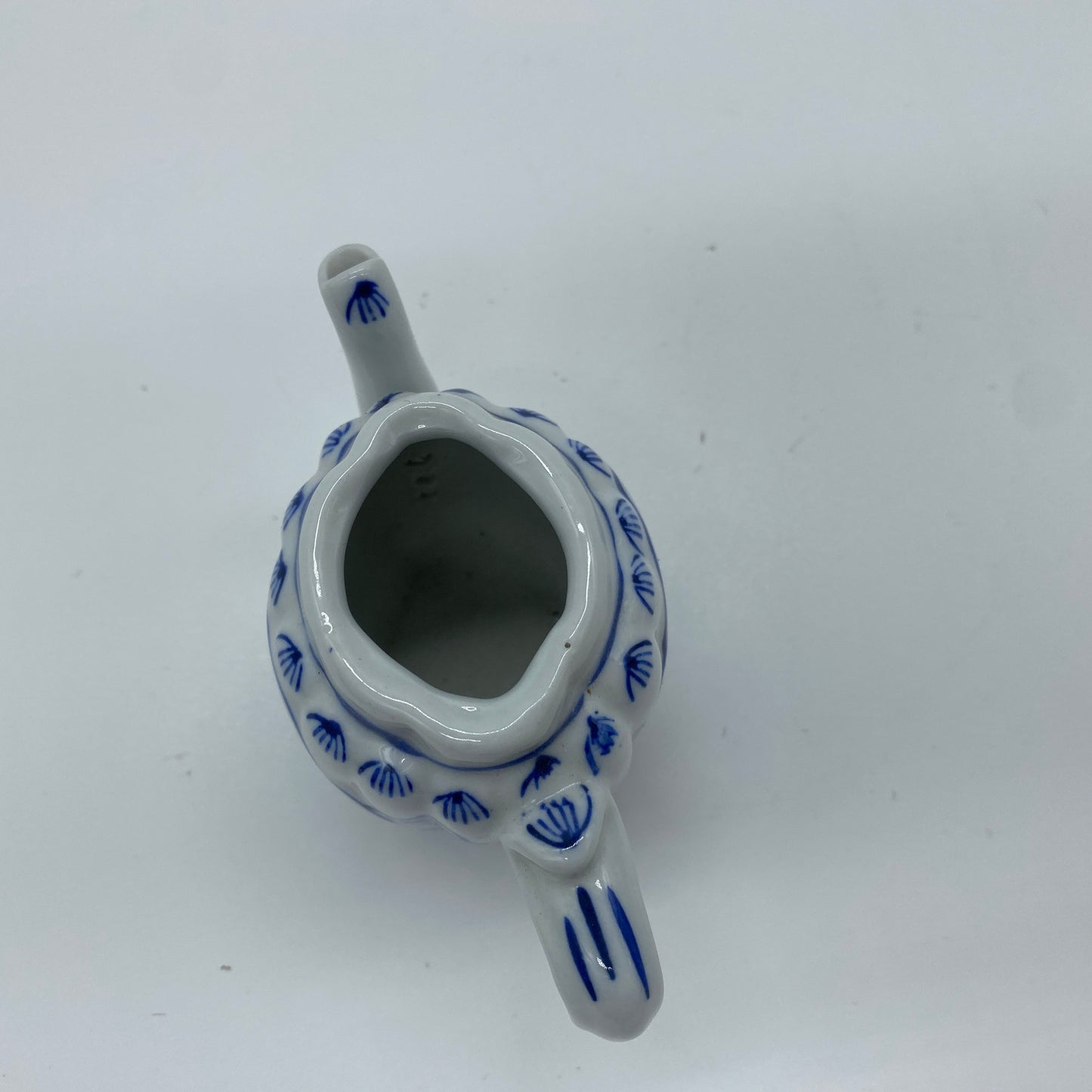 Mini Blue and White Teapot