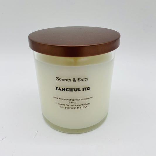 Scents and Salts Hand Poured Candle - Fanciful Fig