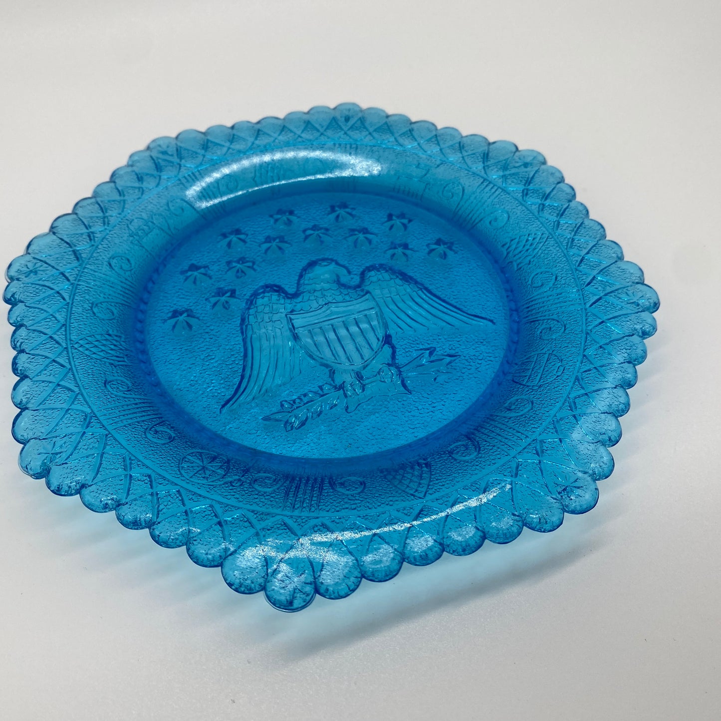 Indiana Glass Eagle Plate