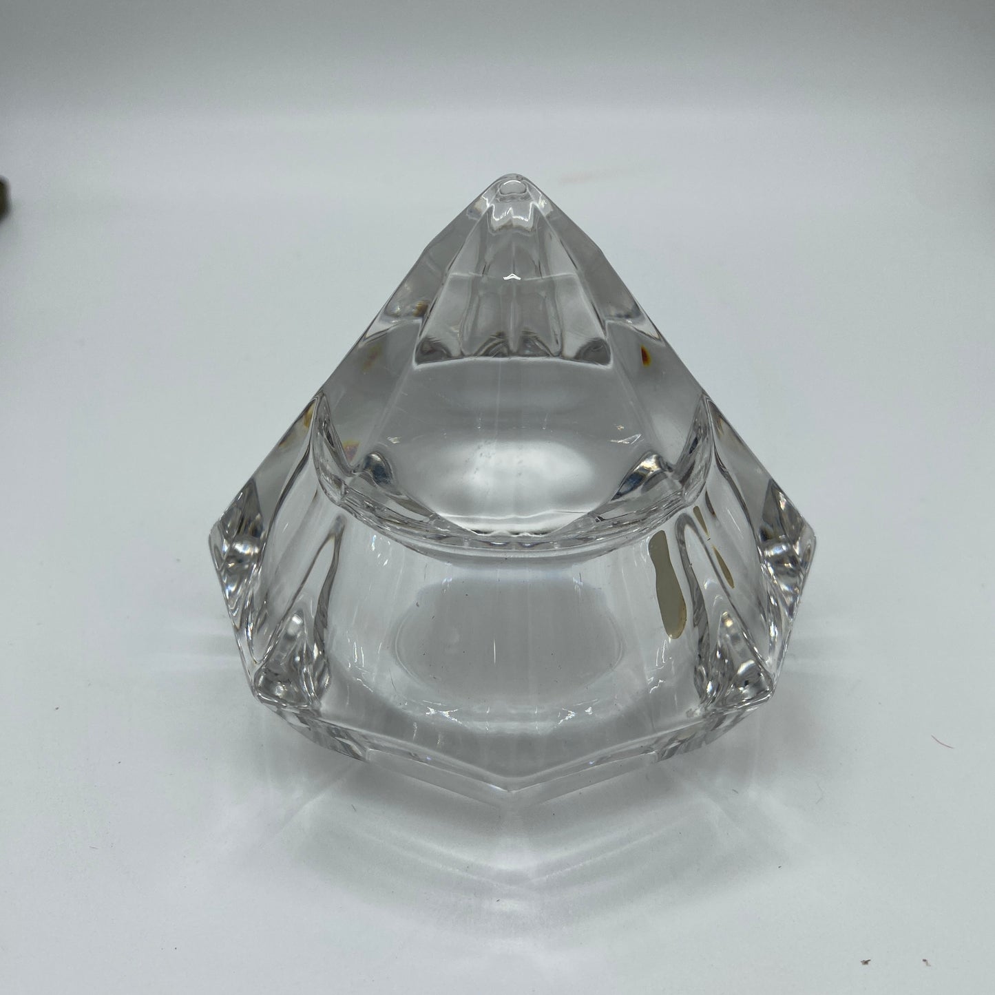 Bleikristall 24% Lead Crystal Diamond Shaped Votive or Paperweight