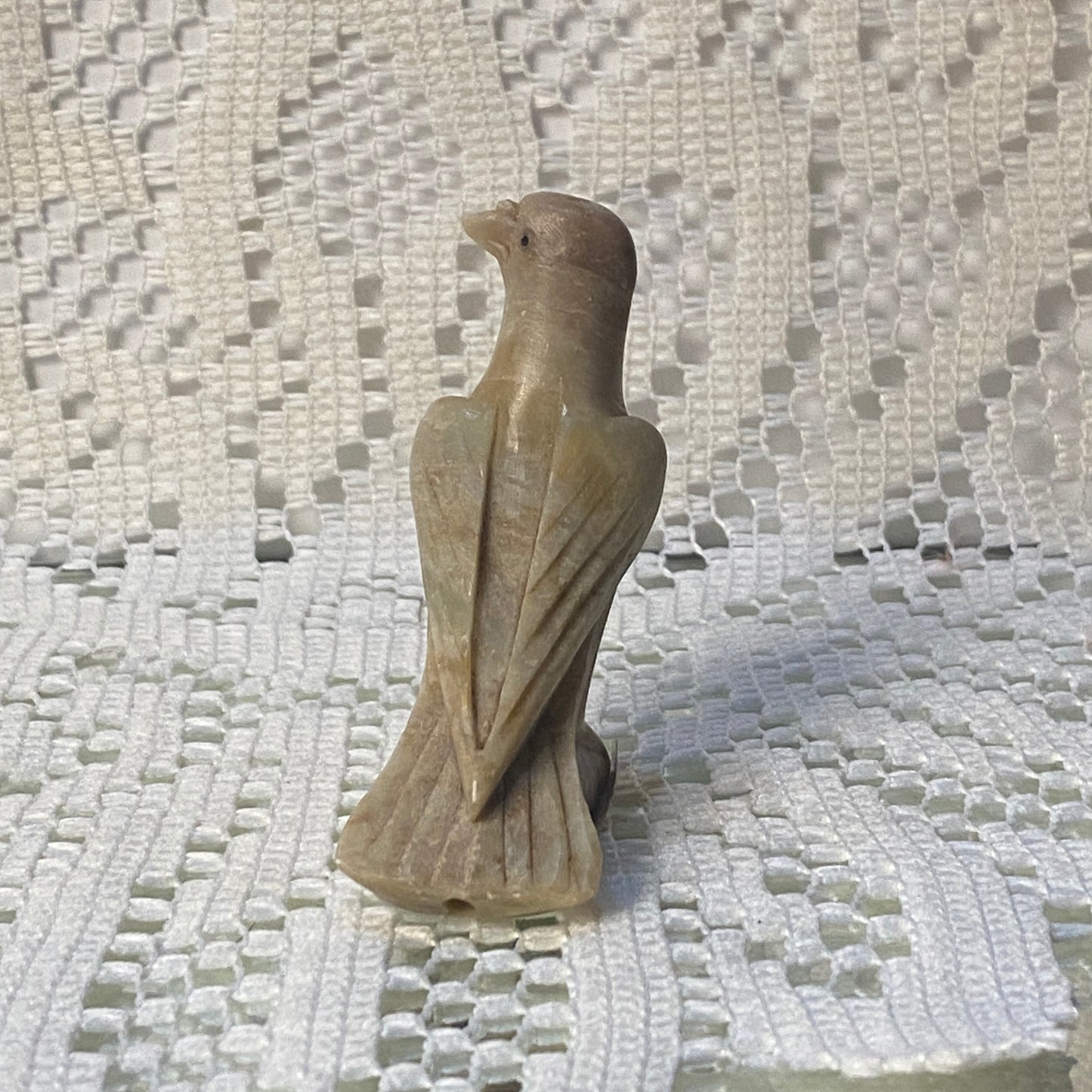 Carved Stone Bird Figurine