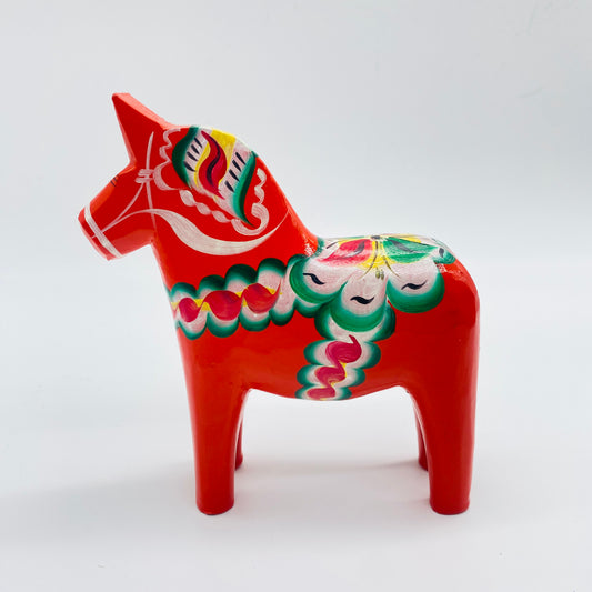 Swedish Dala Horse Wooden Statue