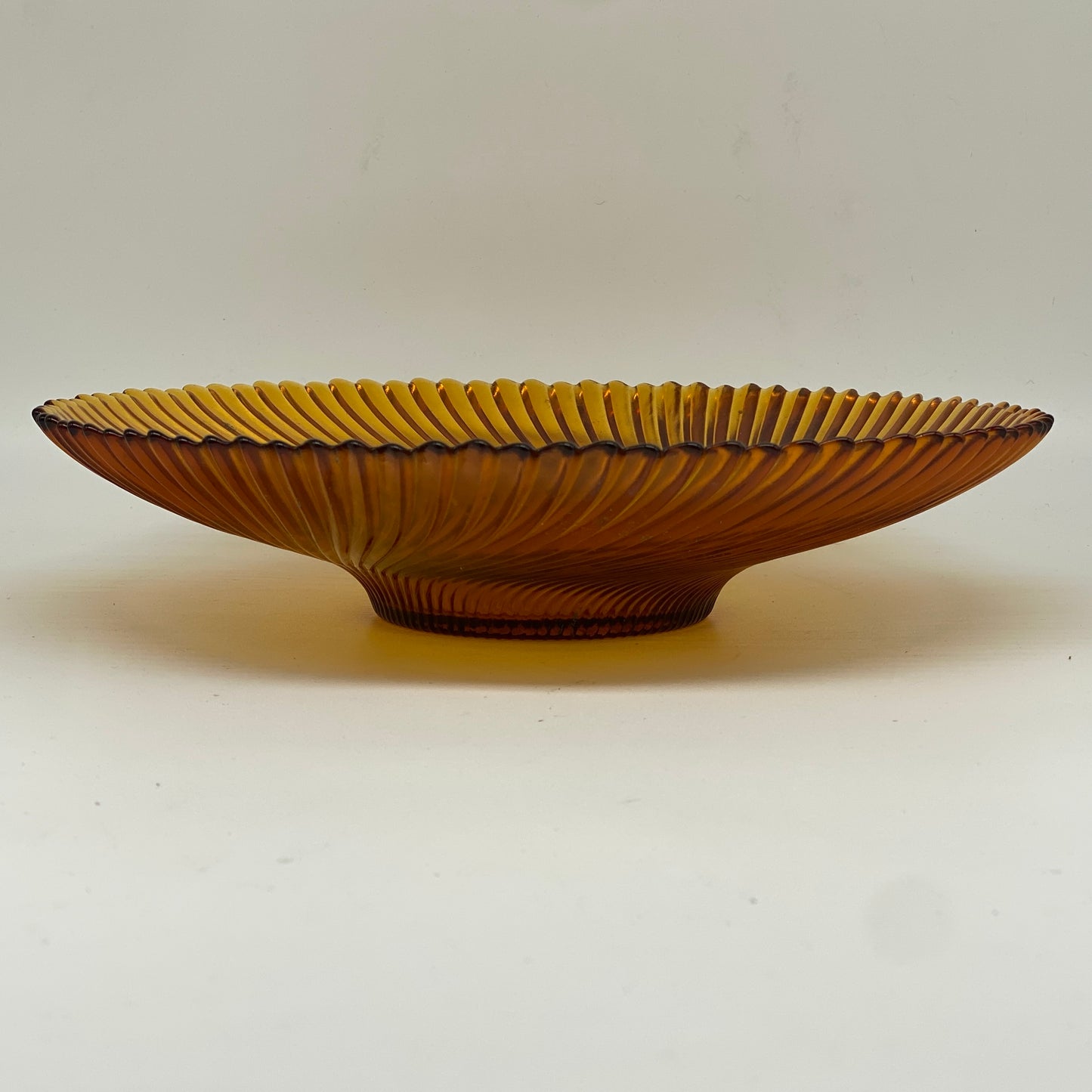 Amber Swirl Bowl