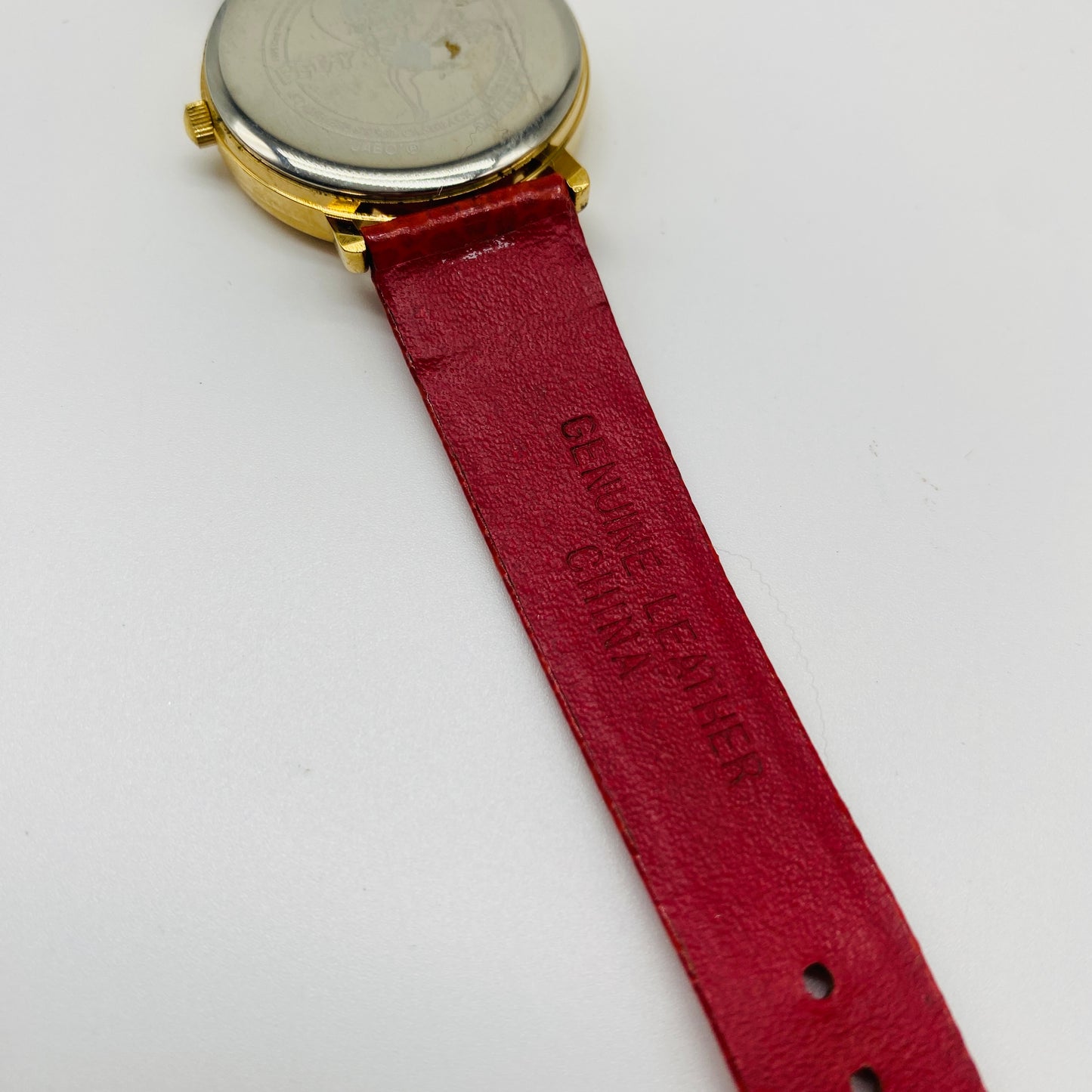 Betty Boop Collectible Watch with Red Leather Band by Jabo