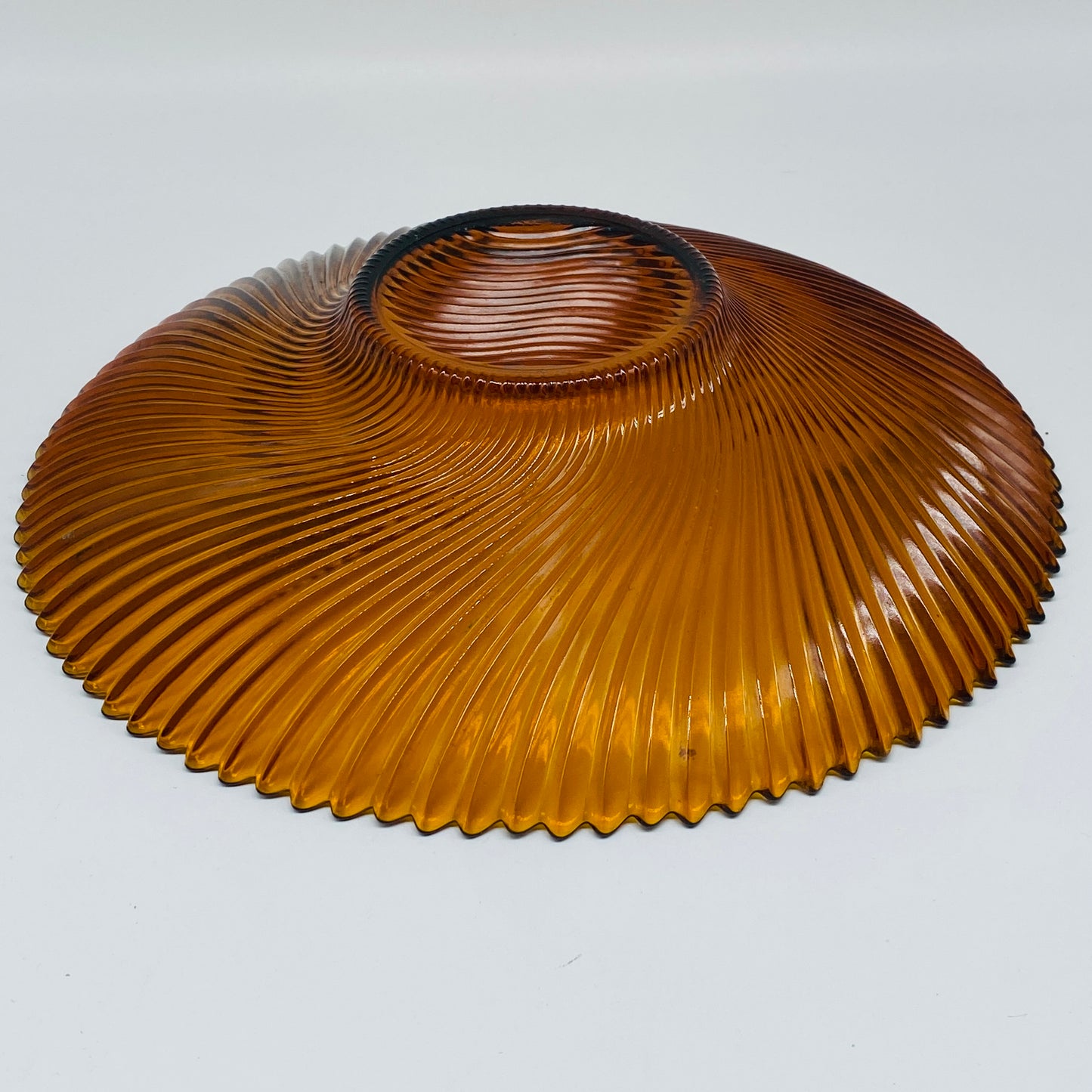 Amber Swirl Bowl