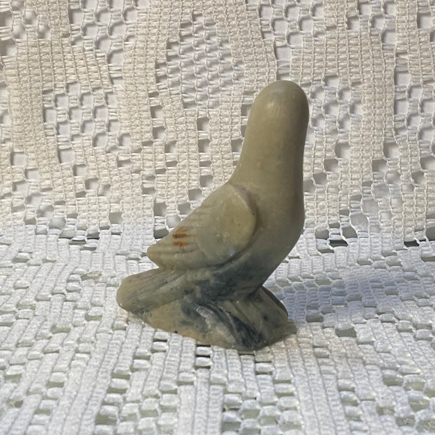 Carved Stone Bird Figurine