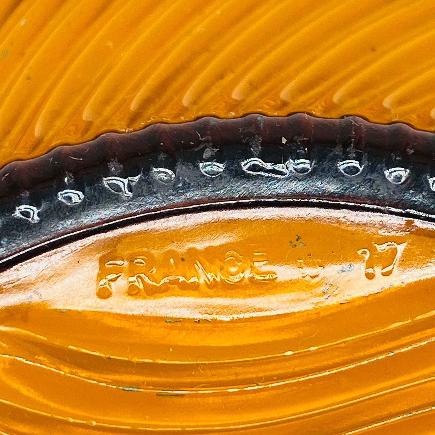 Amber Swirl Bowl