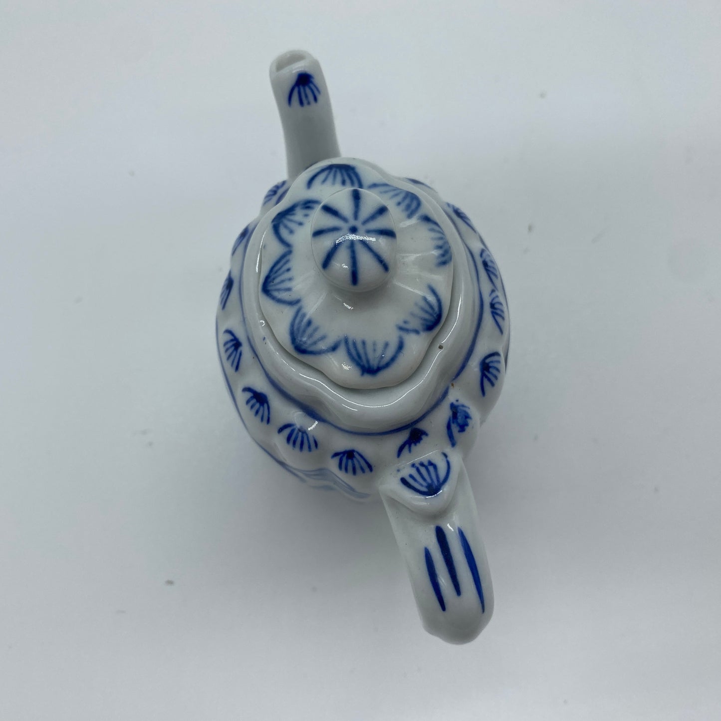 Mini Blue and White Teapot