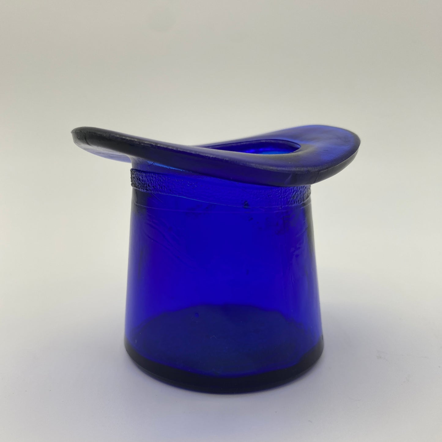 Cobalt Glass Top Hat