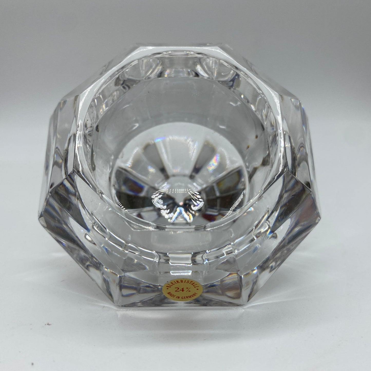 Bleikristall 24% Lead Crystal Diamond Shaped Votive or Paperweight