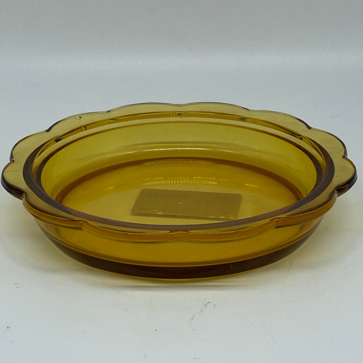 Amber Shallow Rimmed Dish