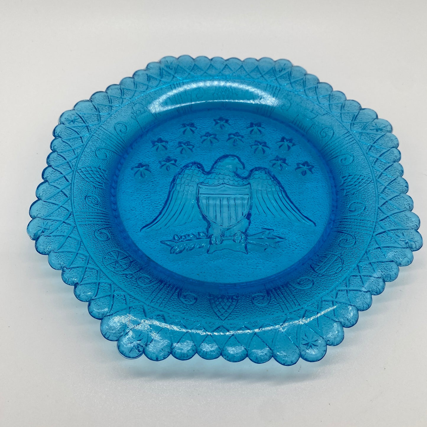 Indiana Glass Eagle Plate