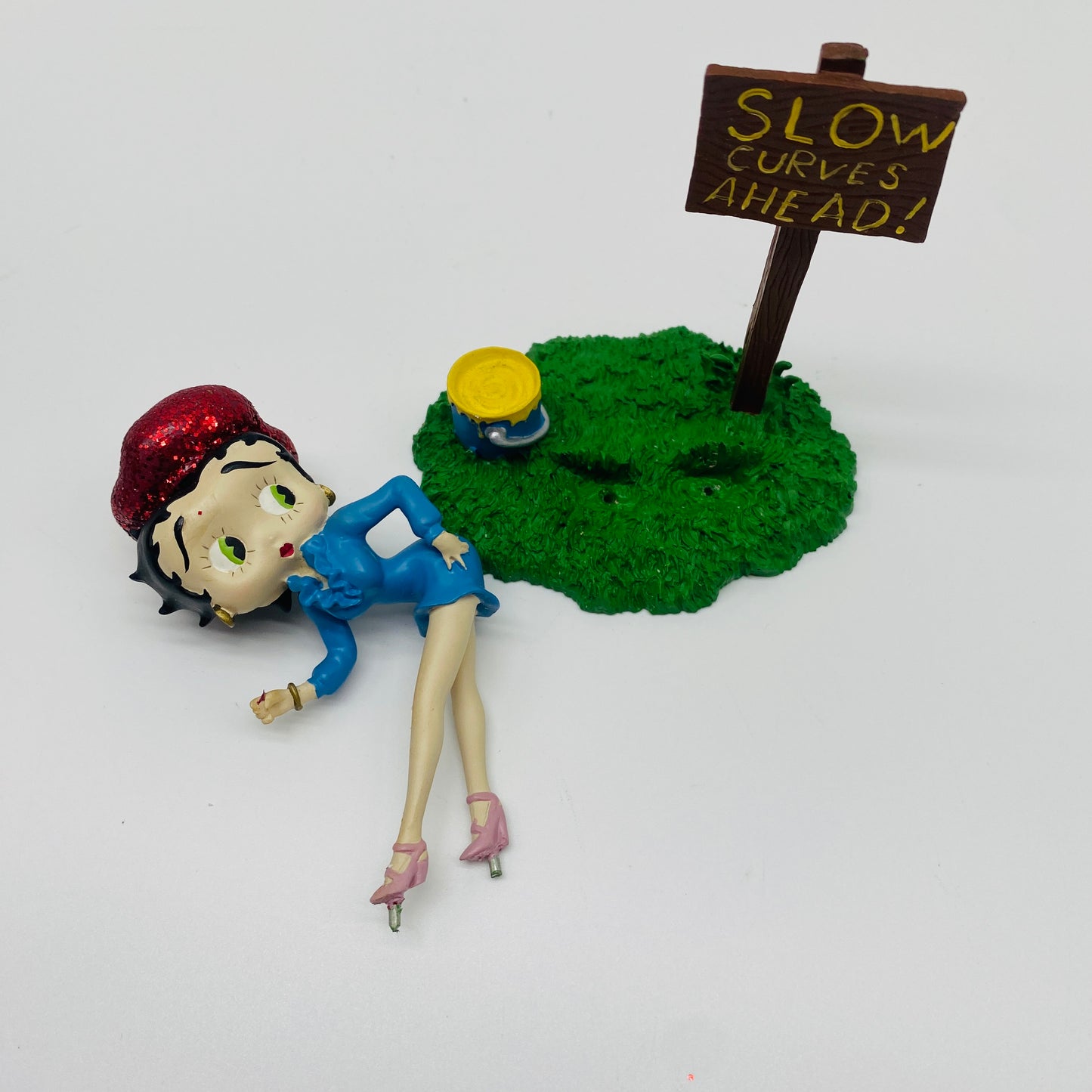 Betty Boop “Slow Curves Ahead” Collectible Figurine, Limited Edition 0991/5000 by Staunton Arts Inc.