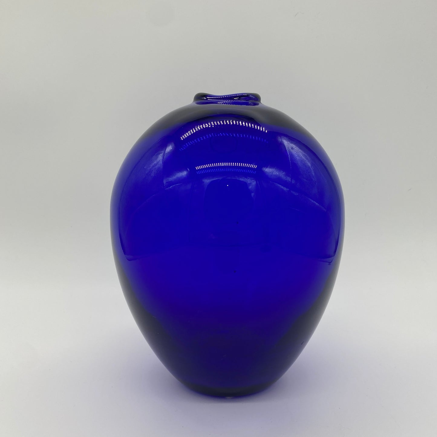 Cobalt Blown Glass Vase