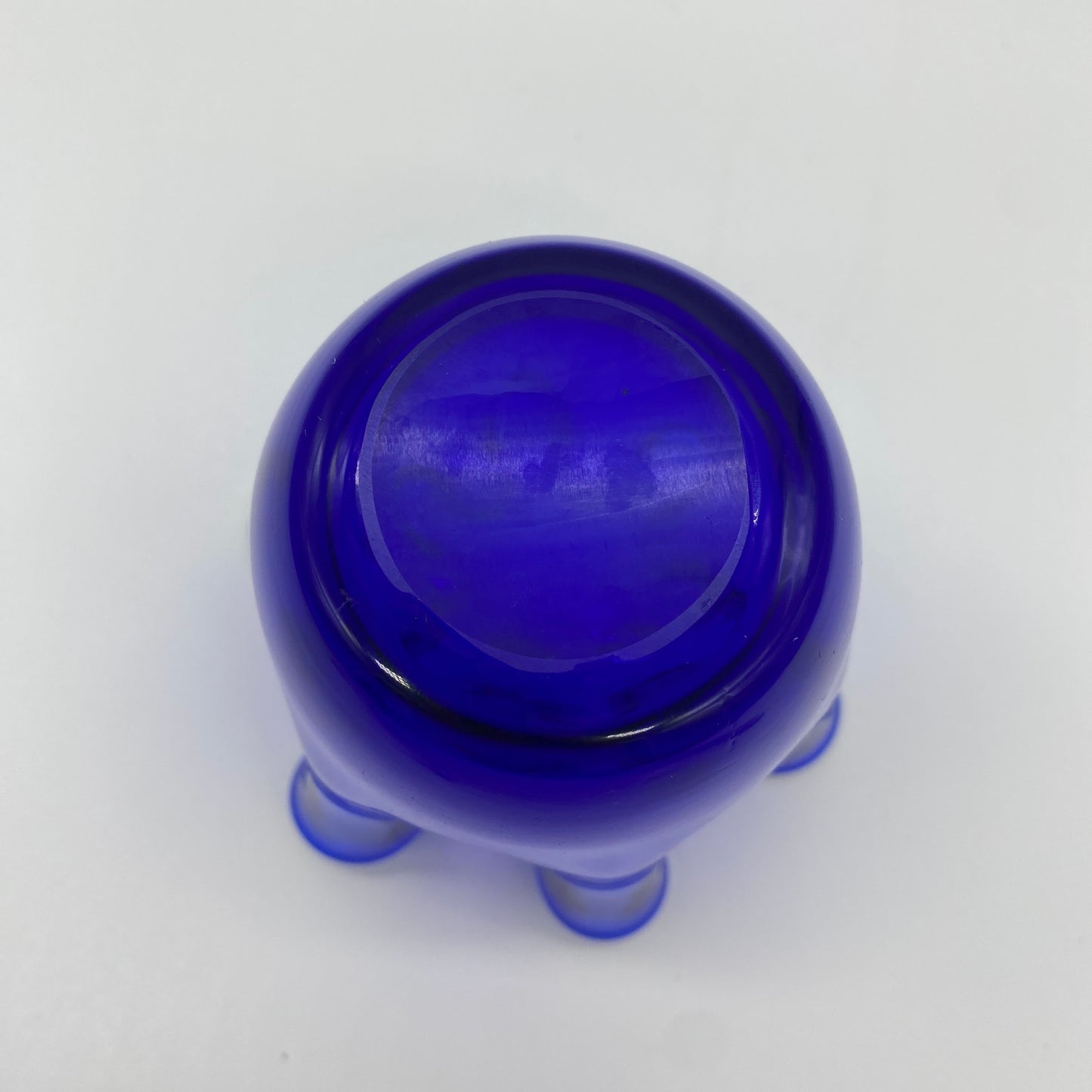 Small Handkerchief Style Blown Glass Cobalt Vase