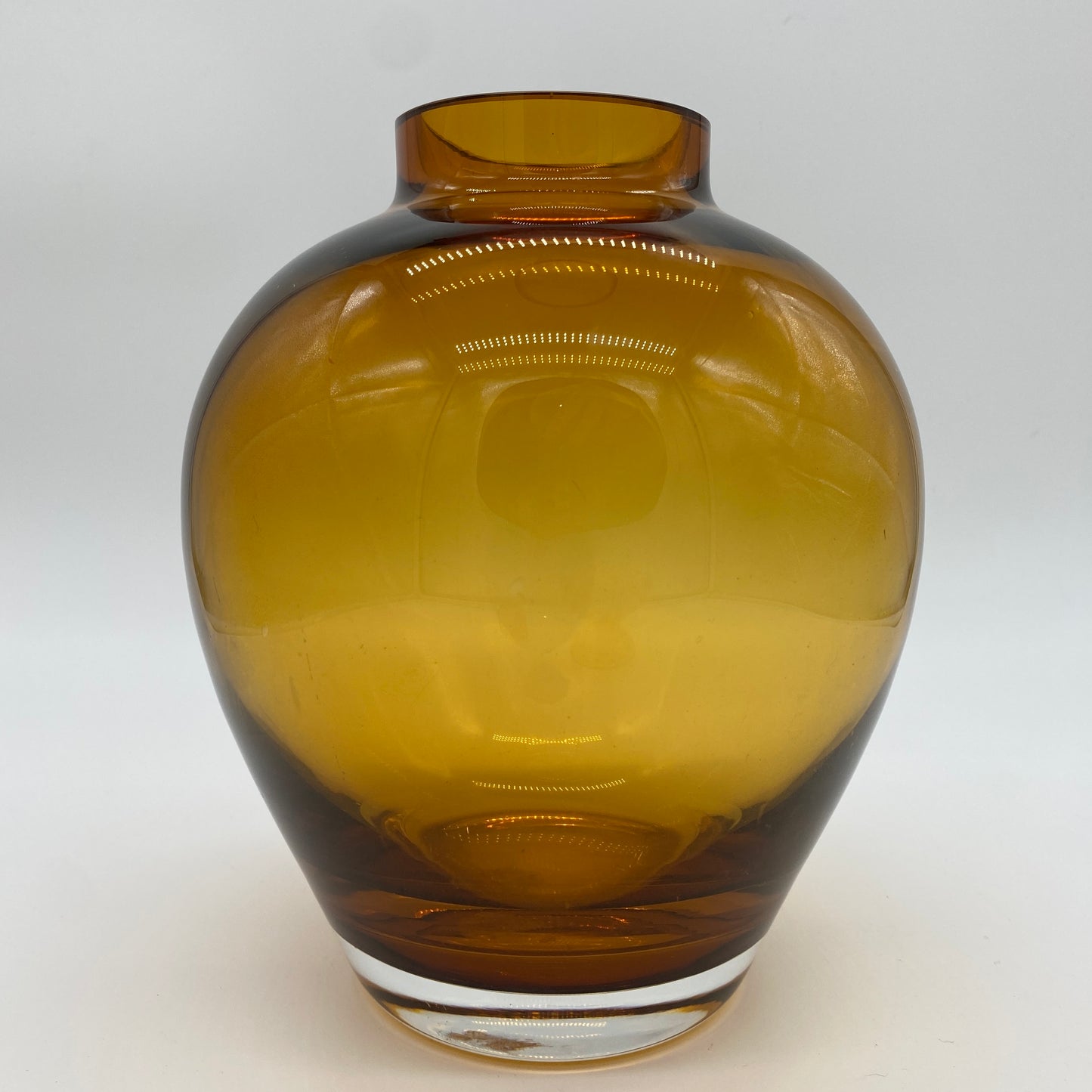 Amber Glass Vase