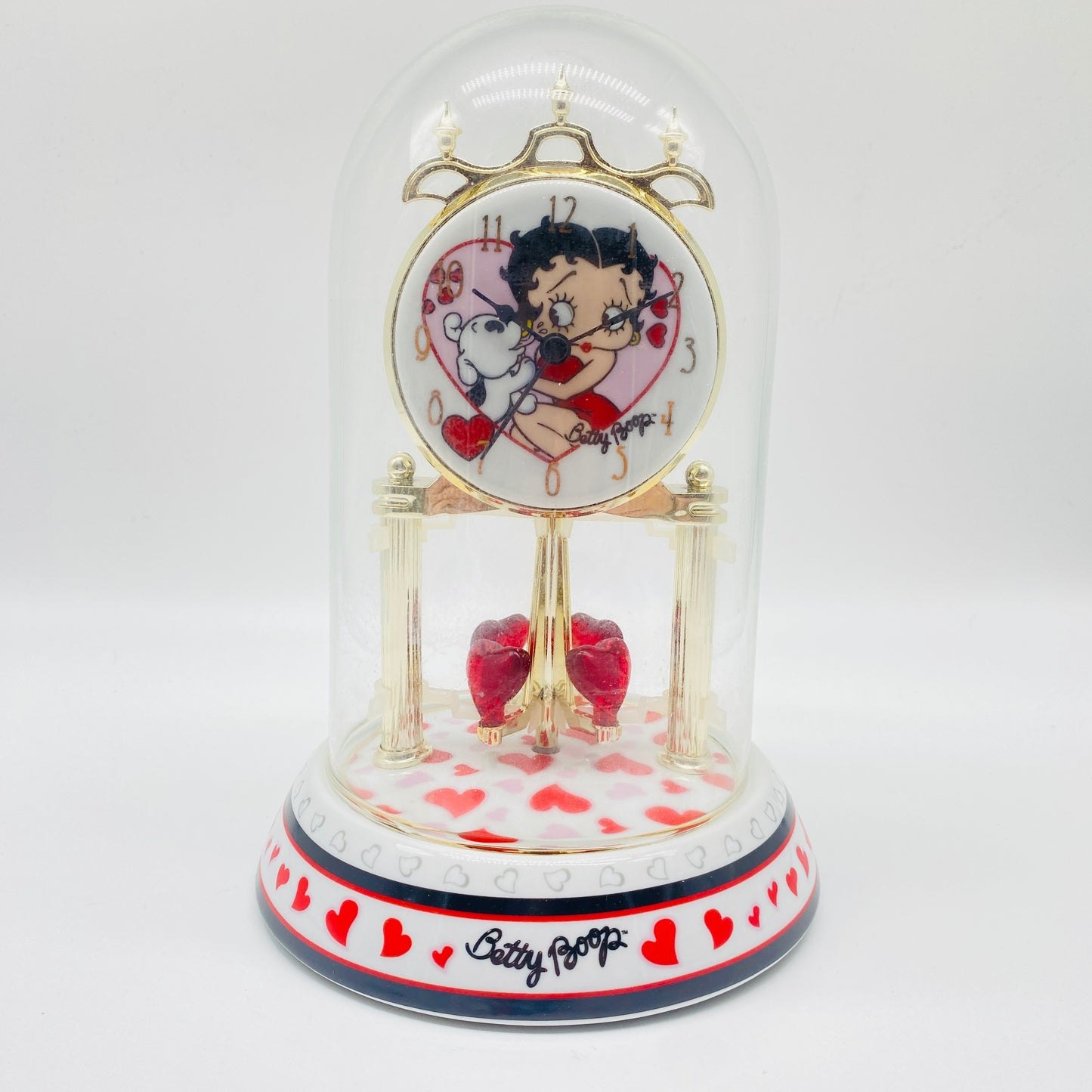 Betty Boop Collectible Porcelain Anniversary Clock