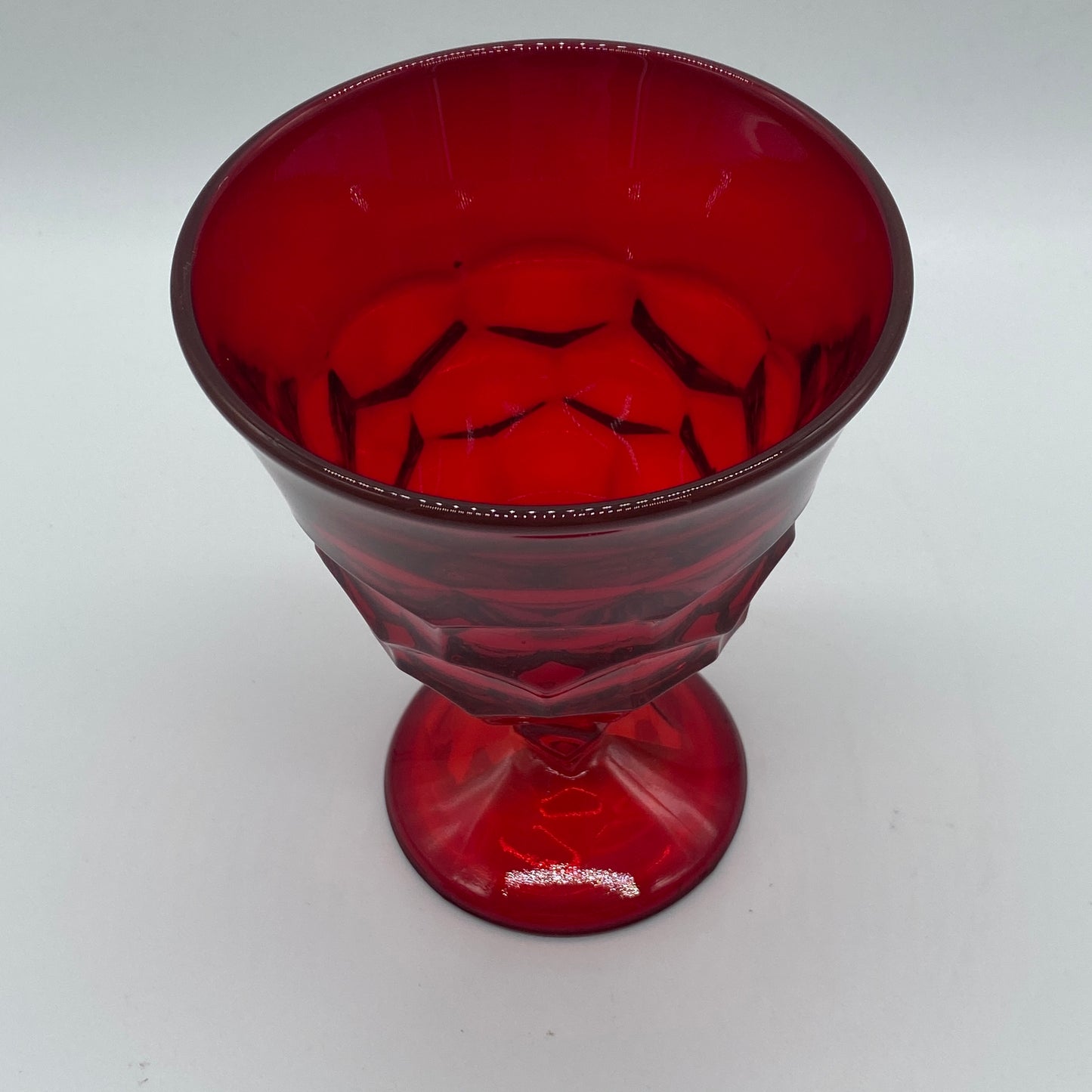 Georgian Ruby Glass Compote