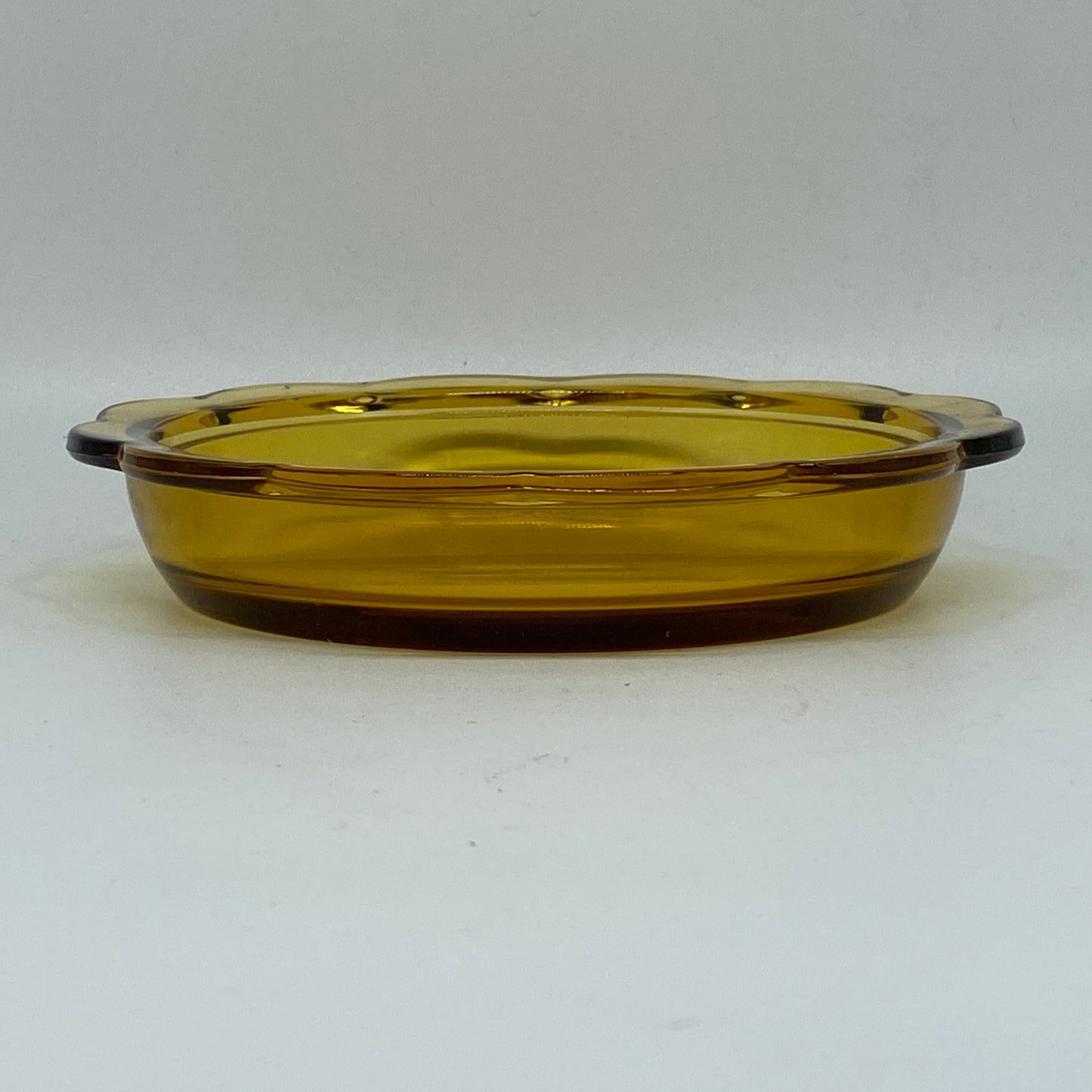 Amber Shallow Rimmed Dish