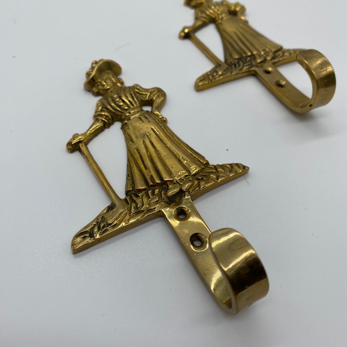 Brass Victorian Lady Hanger