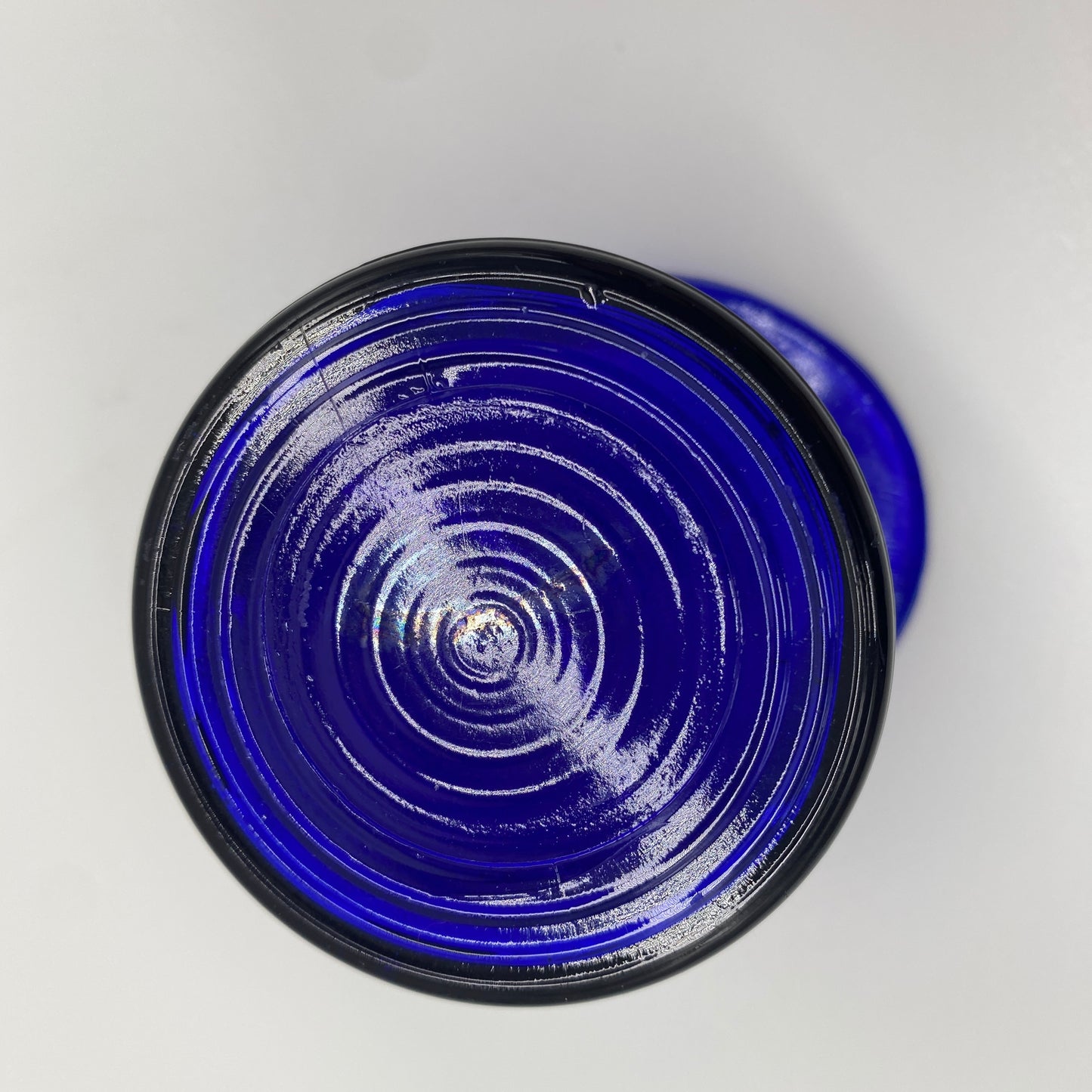 Cobalt Glass Top Hat