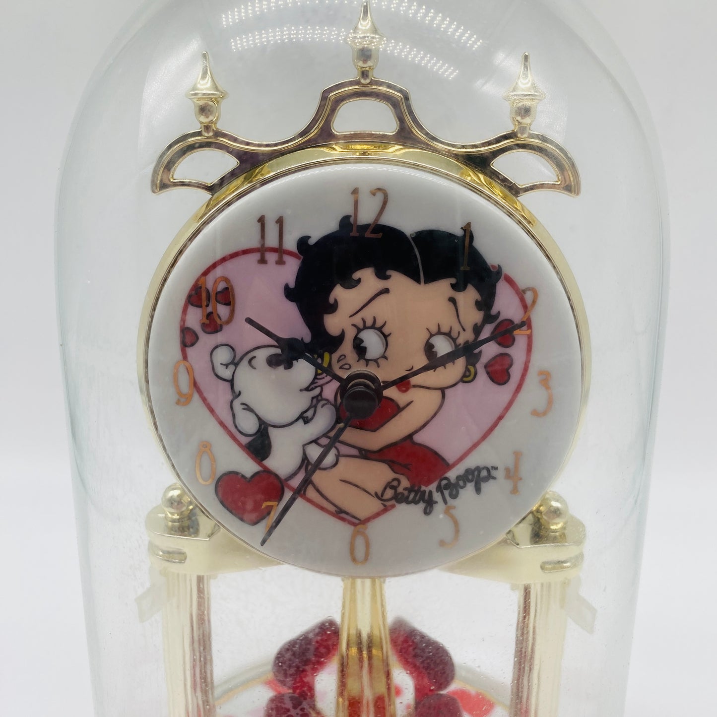 Betty Boop Collectible Porcelain Anniversary Clock