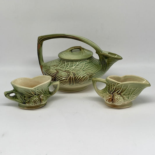 McCoy Pinecone Tea Set (4 Pieces)