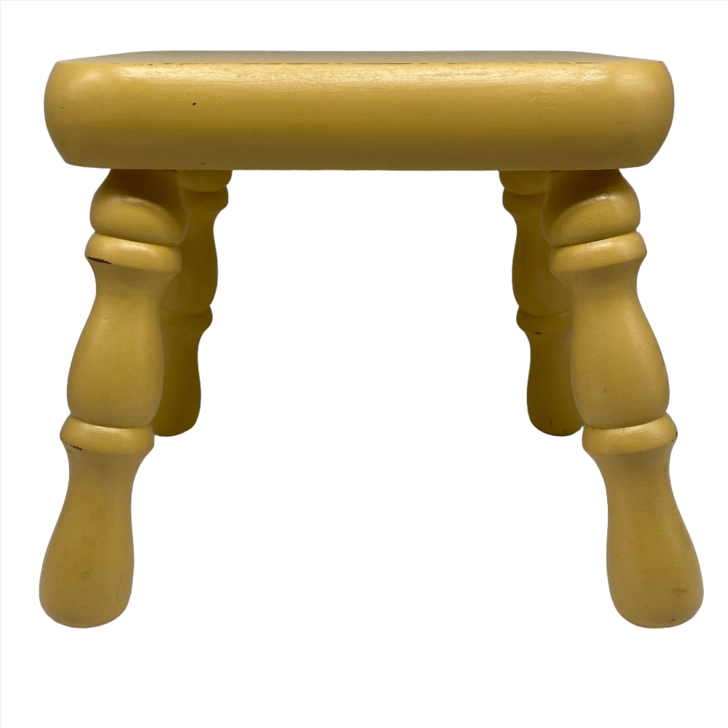 Refinished Yellow Stool