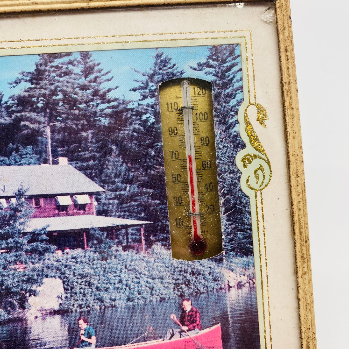 Framed Advertising Thermometer - Sykesville Home Furniture Co., Maryland