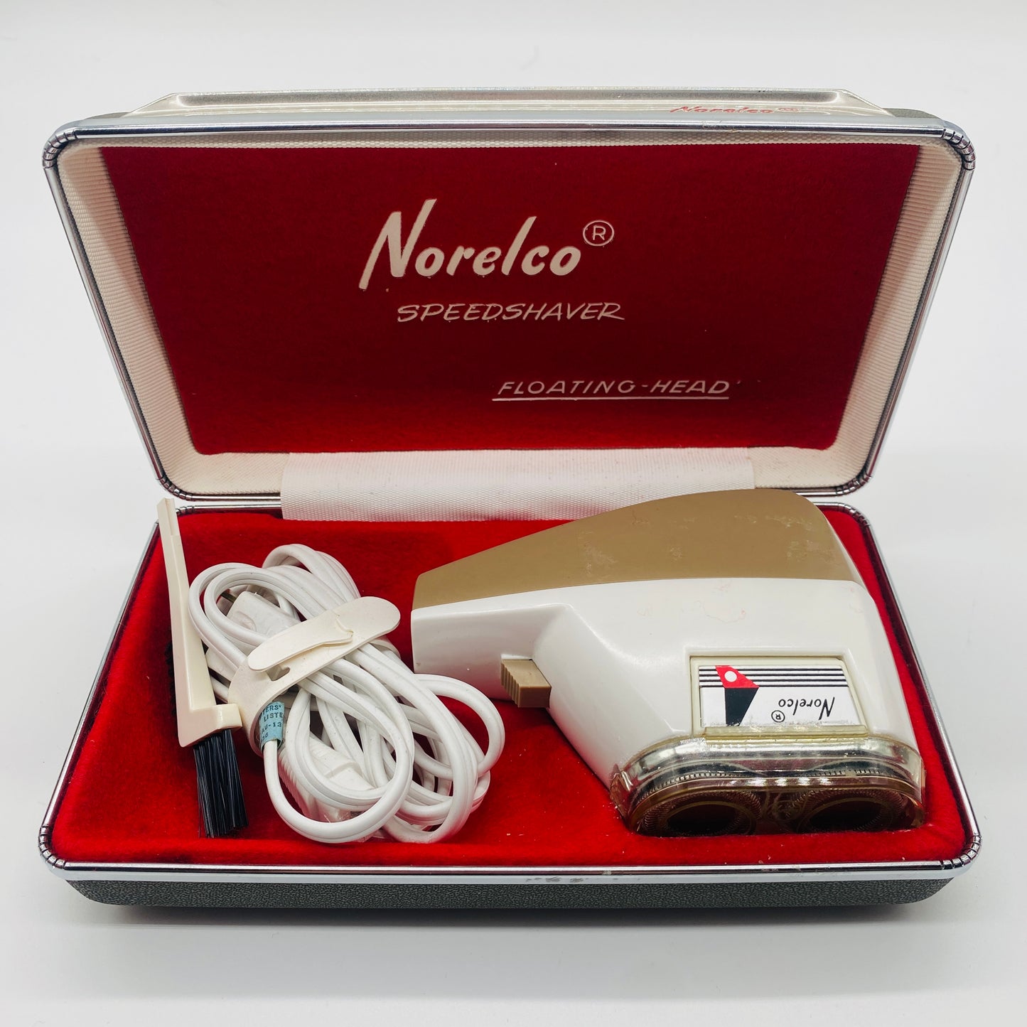 Vintage Norelco Floating-head Electric Speedshaver in Hard Shell Case