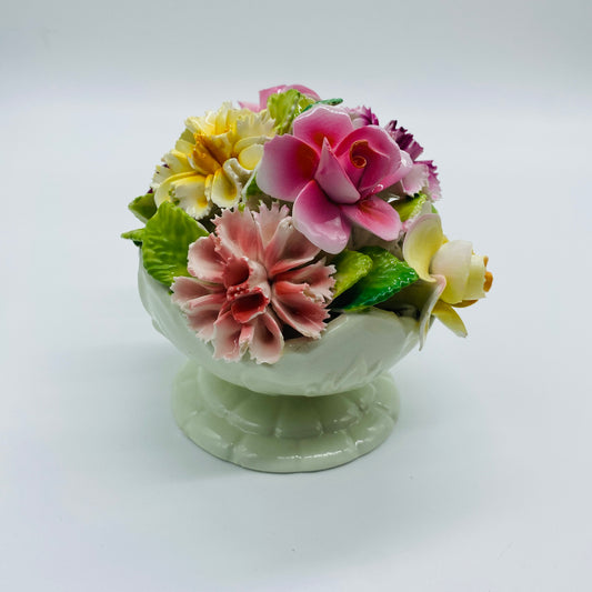 Capodimonte Style Porcelain Floral Bouquet