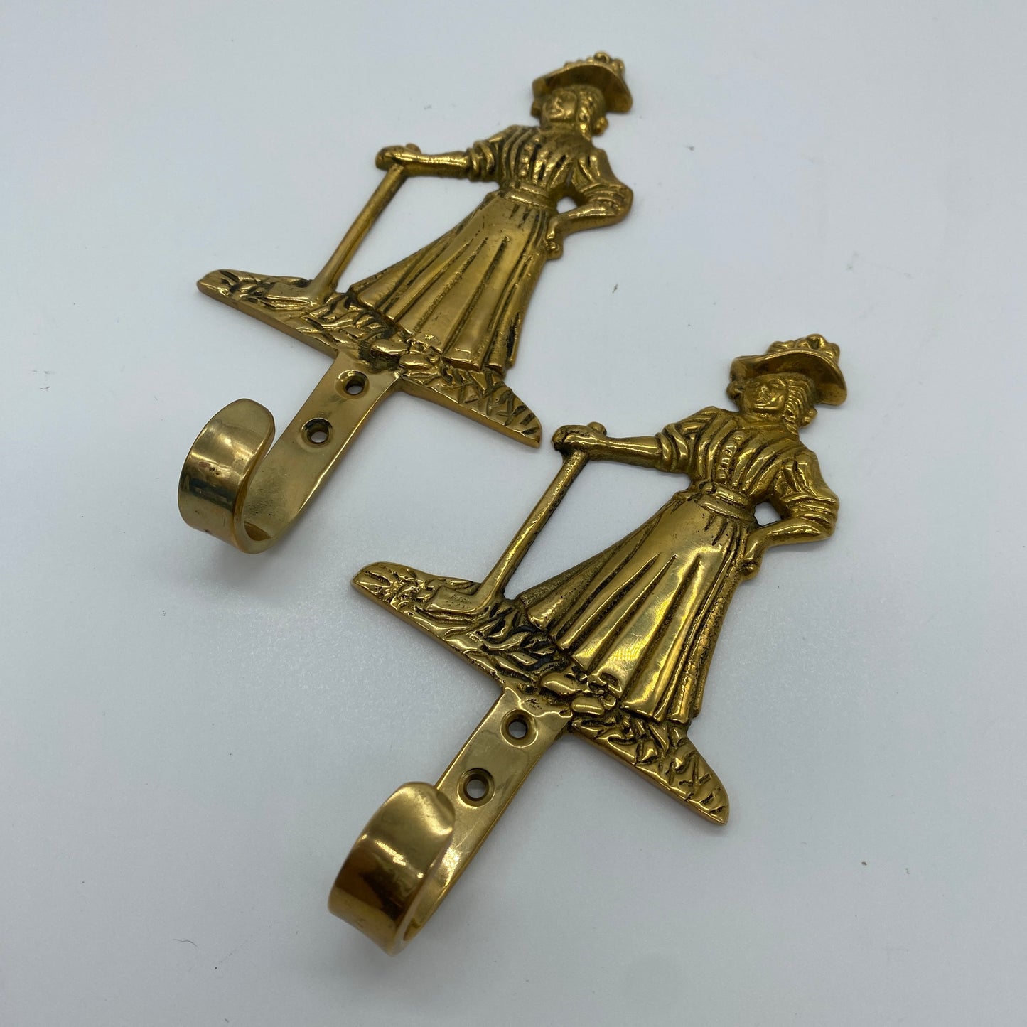 Brass Victorian Lady Hanger