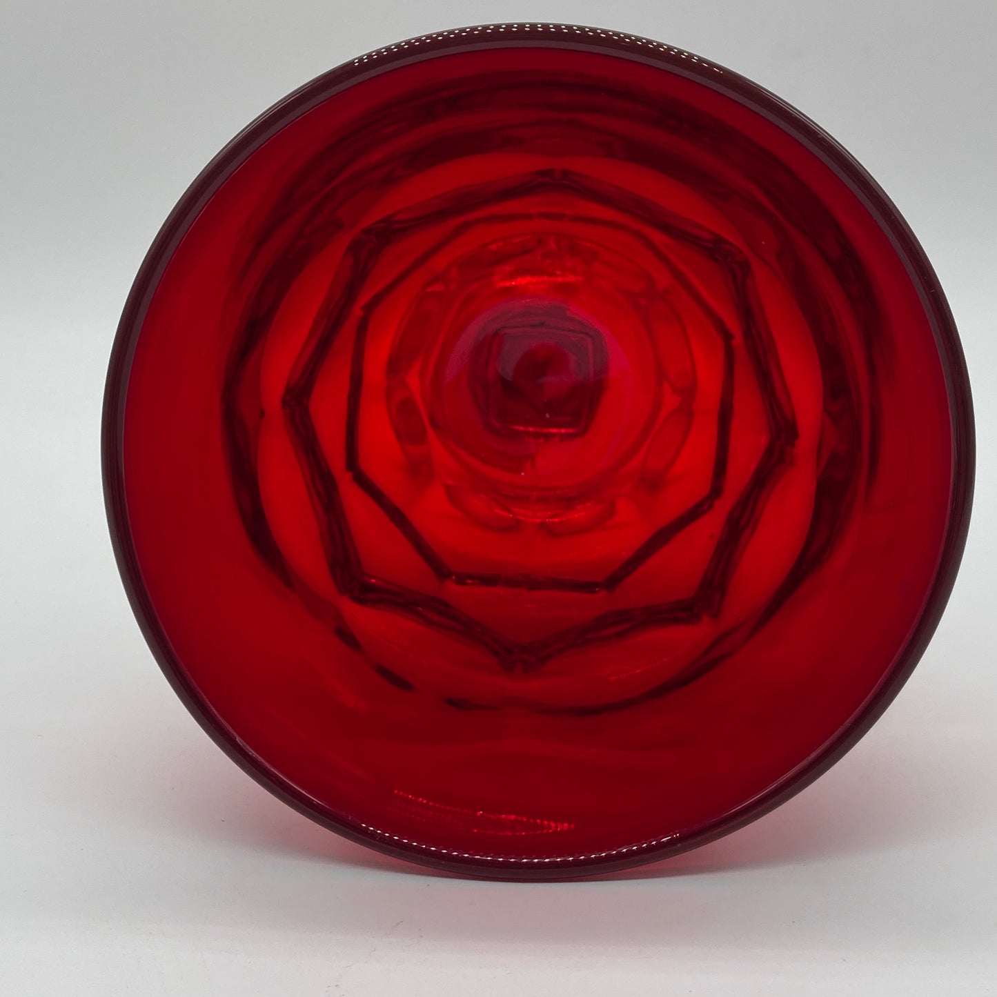 Georgian Ruby Glass Compote