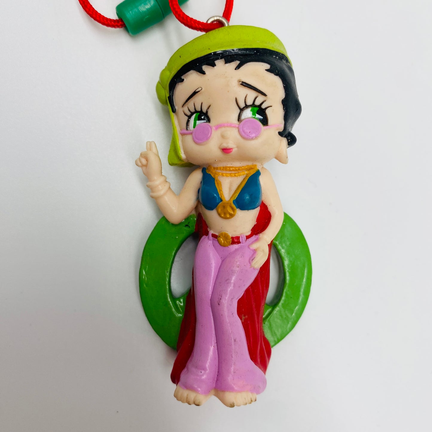 Betty Boop Peace Sign Collectible Charm Necklace