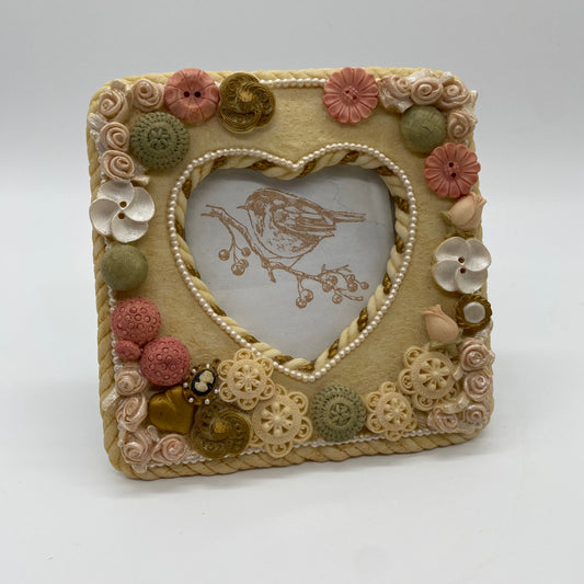 Heart Shaped Decorative Picture Frame