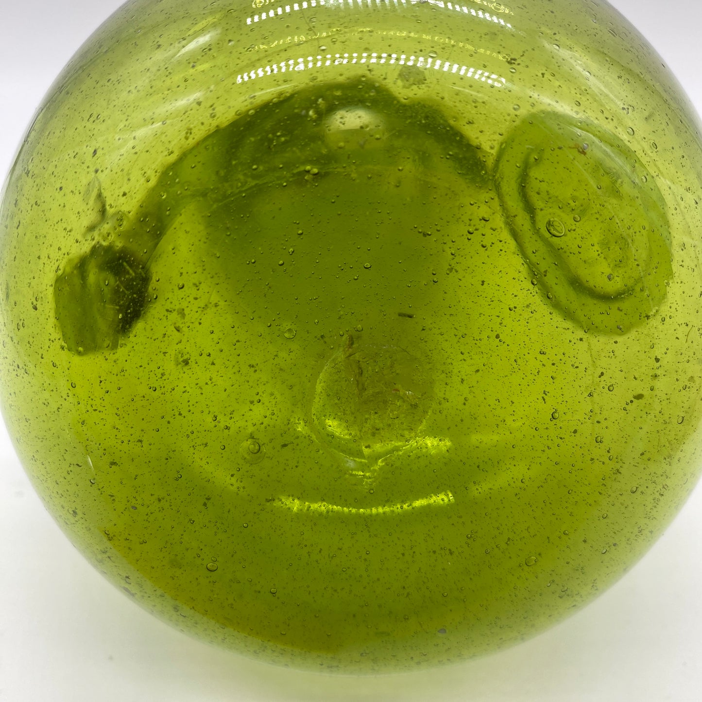 Jamestown Green Glass Decanter - No Stopper